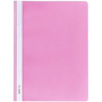 10386951 Chemises classeurs A4, en PP, avec couverture avant transparente, violet a4 rosa