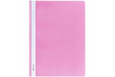 10386951 Chemises classeurs A4, en PP, avec couverture avant transparente, violet a4 rosa