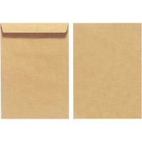 Enveloppes d'expedition B4 100 g - Papier recycle - Ange bleu - Sous vide - Marron