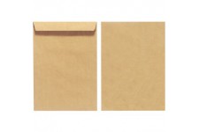 Enveloppes d'expedition B4 100 g - Papier recycle - Ange bleu - Sous vide - Marron