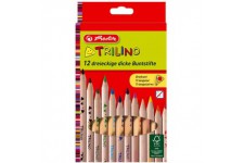 10412062 Multi 12piece(s) crayon de couleur - Crayons de couleur (12 piece(s), Multi, Bois, Triangulaire)