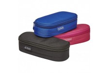 Lot de 3 : - 1x trousse, en nylon, coloris divers