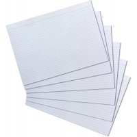 10621282 Lot de 100 fiches bristol A4 lignees (Blanc) (Import Allemagne)