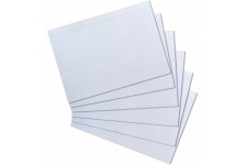 10621282 Lot de 100 fiches bristol A4 lignees (Blanc) (Import Allemagne)
