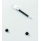 10685394 Tableau mixte moitie magnetique moitie liege avec cadre en bois 40 x 60 cm (Argent) (Import Allemagne)
