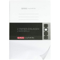 50034116 Recharge pour cahier Flex A5 2 x 40 feuilles quadrillees