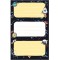 50034321 Lot de 3 planches de 3 etiquettes autocollantes pour livres Motif espace