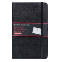 10789428 Bloc-notes A5 Classic Collection 192 pages quadrillees papier 80g/m² (Noir/aspect cuir) (Import Allemagne)