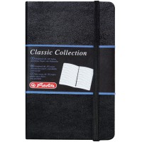 10789444 Bloc-notes A6 Classic Collection 192 pages lignees papier 80g/m² (Noir/aspect cuir) (Import Allemagne)