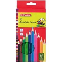 10795276 Lot de 10 crayons de couleur laques Jumbo (Import Allemagne)