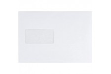 Enveloppes C5 90 g Enveloppes a patte autocollante, lot de 25 avec impression interne, emballees dans un film plas