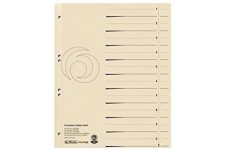 intercalaires, A4 extra large, en carton manille,