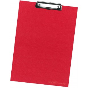 10842409 Planche A4, papier Kraft Housse avec mecanisme de serrage et oe“illet de suspension, FSC Mix rouge 23 cm x 