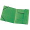 Chemise cartonnee avec rabat elastique Vert