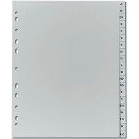 10901718 Intercalaires A-Z 24 x 29,7 cm en polypropylene perfore europeen