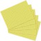 fiches bristol Format A4/A5/A6/A7/A8 A6 quadrille A6 kariert jaune