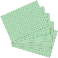 Lot de 100 fiches bristol Format A4/A5/A6/A7/A8 A6 quadrille A6 kariert vert