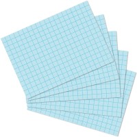 fiches bristol Format A4/A5/A6/A7/A8 A6 quadrille A6 kariert bleu