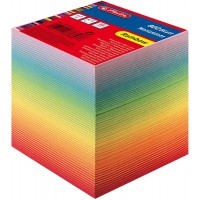 10901973 Cube bloc-notes 800 feuilles 9 x 9 x 8,5 cm (Couleurs de l'arc-en-ciel) (Import Allemagne)