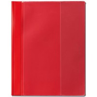 Lot de 5 : 10902138 fichier PVC Rouge, Transparent A4 - Fichiers (PVC, Rouge, Transparent, A4, Portrait, 5 piece(s))