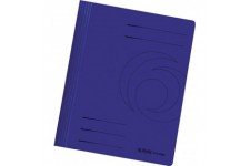 10902500 chemises Easy Orga, carton manila, bleu fonce