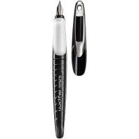 Stylo Plume educatif pour gaucher My.Pen M avec Cartouche (Noir/Blanc) (Import Allemagne)