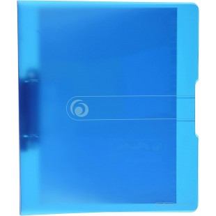 11205762 Easy orga to go Classeur a  anneaux A4 2 anneaux hauteur de remplissage 25 mm Bleu transparent