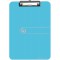Porte-bloc easy orga to go, format A4, bleu transparopaque en plastique