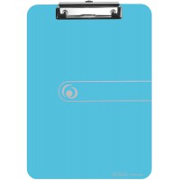 Porte-bloc easy orga to go, format A4, bleu transparopaque en plastique