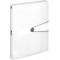 11206174 Porte-documents en polypropylene A4 dos 4 cm Blanc