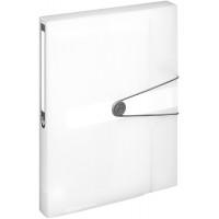 11206174 Porte-documents en polypropylene A4 dos 4 cm Blanc