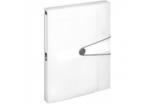 11206174 Porte-documents en polypropylene A4 dos 4 cm Blanc