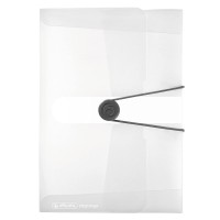 Boite PP A5 avec dos etiquette, 1 piece avec - Imprime Design, dos 2,5 cm de largeur, transparent incolore