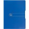11207347 Porte-vue A4, 20 pochettes, etiquette de dos opaque bleu Opak Blau