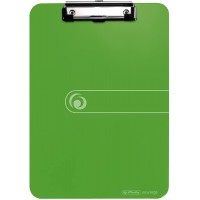 11226610 Porte-Bloc A4 en PP avec mecanisme de serrage/oe“illet de suspension Vert pomme