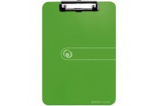 11226610 Porte-Bloc A4 en PP avec mecanisme de serrage/oe“illet de suspension Vert pomme