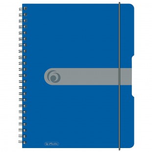 11293065 Bloc a  spirales de 80 feuilles A4 de papier sans bois sans a  emporter partout (Bleu)