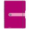 11293081 Bloc a  spirales de 80 feuilles A4 de papier sans bois sans a  emporter partout (Rose)