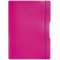 (A4, Carnet couverture interchangeable en polypropylene avec fermeture en caoutchouc, 80 g/m²) 80 feuilles Couverture en plastiq