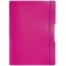 (A4, Carnet couverture interchangeable en polypropylene avec fermeture en caoutchouc, 80 g/m²) 80 feuilles Couverture en plastiq