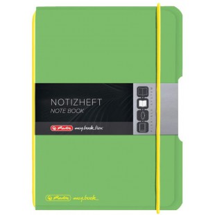 my.book Flex Carnet a  carreaux Vert clair A6