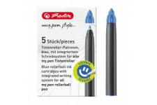 My Pen Rollerball Lot de 5 cartouches de recharge encre bleue