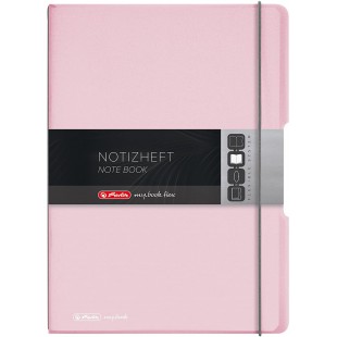 11408648 my.book Flex Lot de 2 Cahiers A4 40 feuilles couverture en PP Rose Translucide