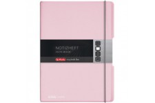 11408648 my.book Flex Lot de 2 Cahiers A4 40 feuilles couverture en PP Rose Translucide