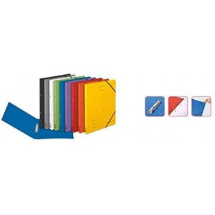 Lot de 5 : heritz Classeur a anneaux easyorga, A4, Colorspan-carton