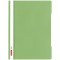 Chemises A4 de qualite, film polypropylene, transparent avec bandes d'etiquetage - Vert clair