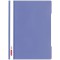 Chemises A4 de qualite, film polypropylene, transparent avec bandes d'etiquette, violet