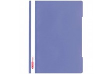 Chemises A4 de qualite, film polypropylene, transparent avec bandes d'etiquette, violet