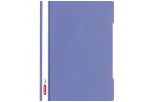 Chemises A4 de qualite, film polypropylene, transparent avec bandes d'etiquette, violet