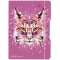 50027262 Cahier flex avec couverture amovible A4 2 x 40 feuilles Motif : Animaux sauvages Loup 1 piece Notizheft A4 gepunktet Lu